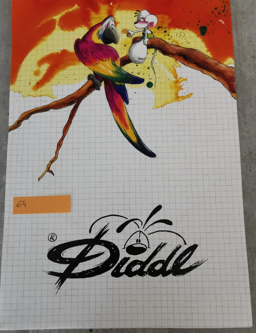 Feuille bloc Diddl n°64